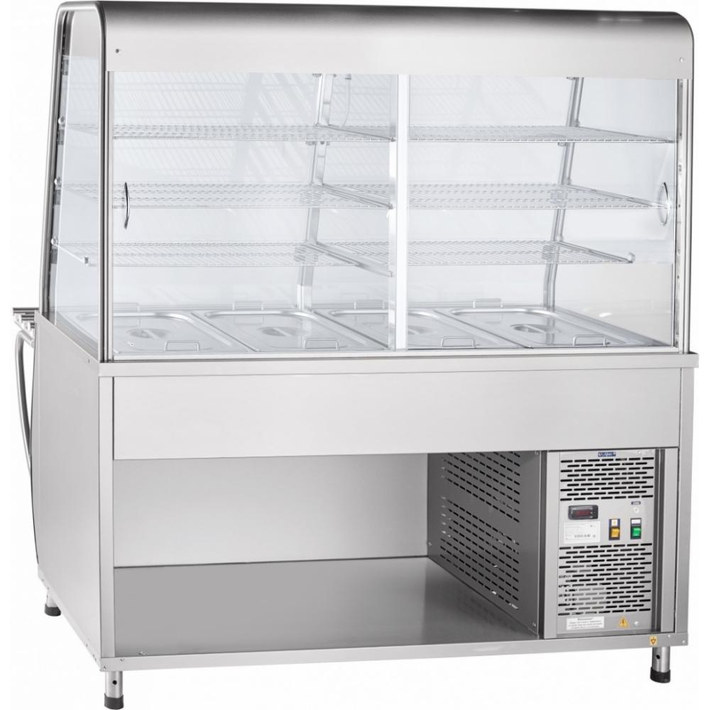 Холодильная витрина-прилавок ABAT ПВВ(Н)-70Т-С-01-НШ металл (ПРЕМЬЕР)