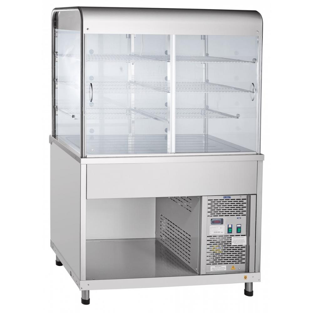 Холодильная витрина-прилавок ABAT ПВВ(Н)-70КМ-С-НШ (АСТА)