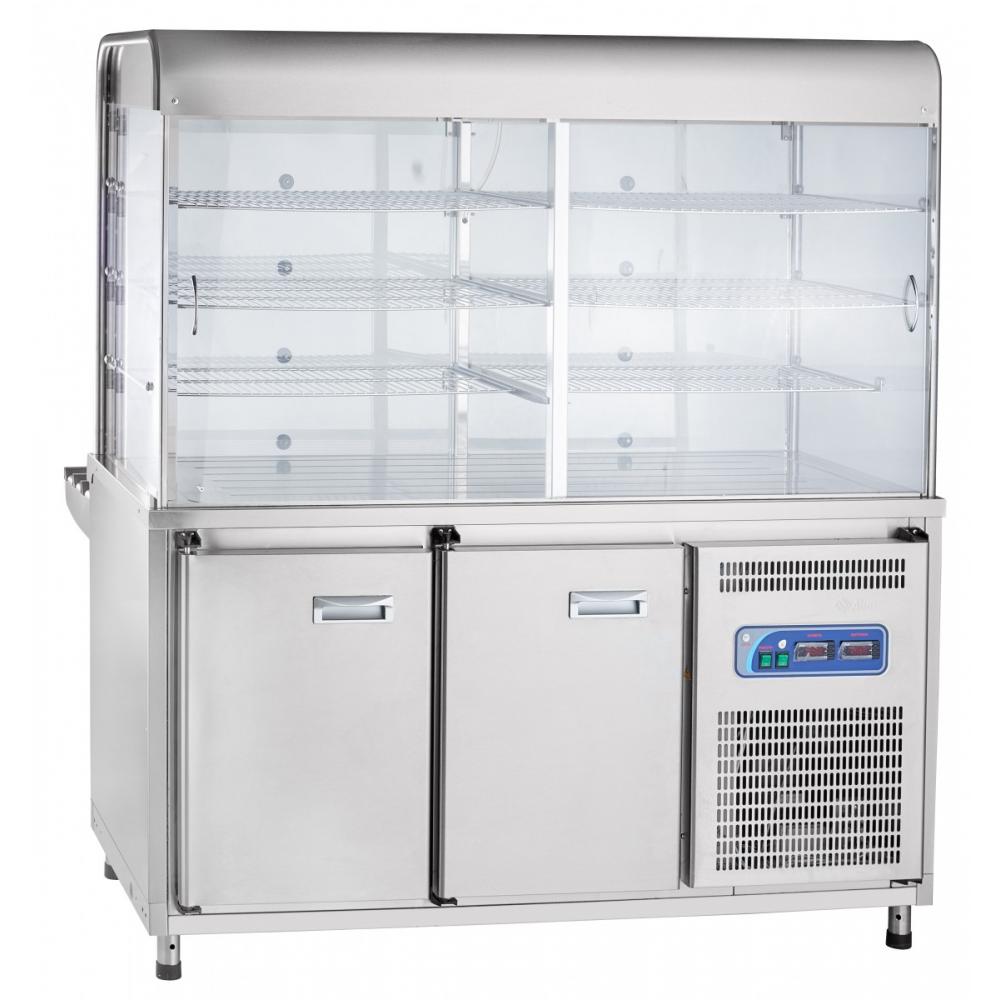 Холодильная витрина-прилавок ABAT ПВВ(Н)-70КМ-С-01-ОК (АСТА)