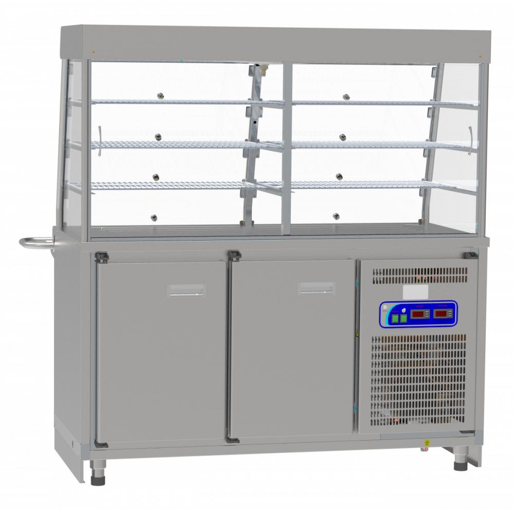 Холодильная витрина-прилавок ABAT ПВВ(Н)-70Х-С-01-ОК (HOT-LINE)